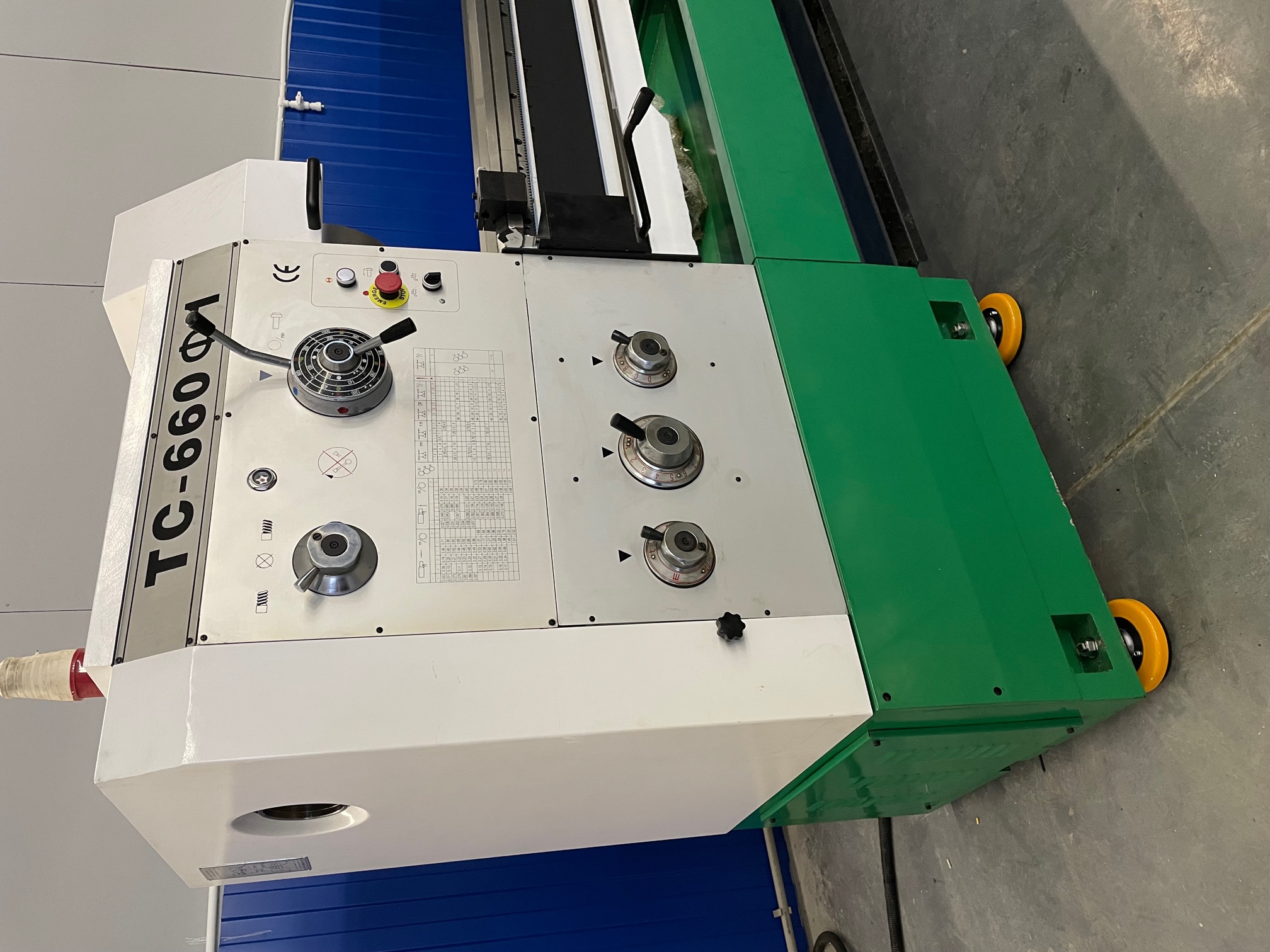 Токарный винторезный станок с УЦИ ТС-660Ф1 исп. №4