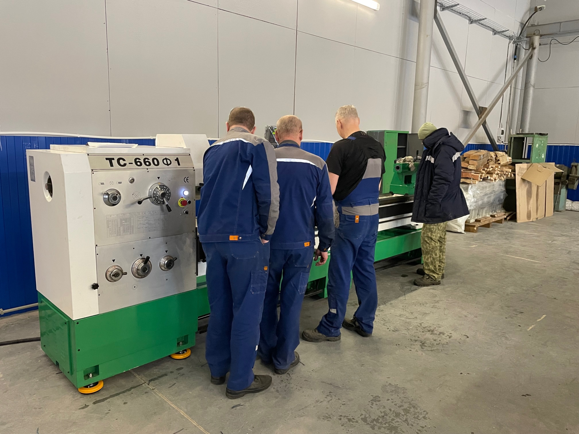 Токарный винторезный станок с УЦИ ТС-660Ф1 исп. №4