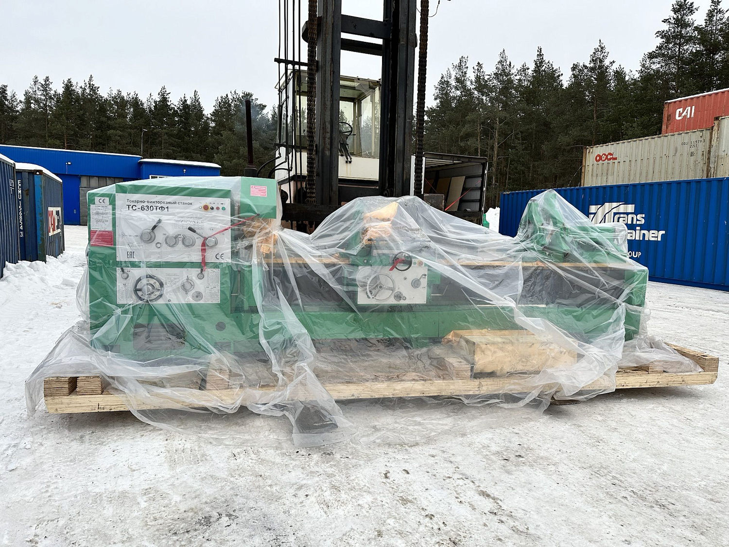 Токарный винторезный станок с УЦИ ТС-630ТФ1 исп. №1